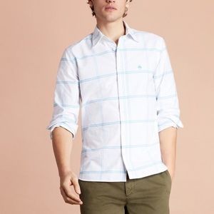 Brooks Brothers Windowpane Cotton Oxford Shirt